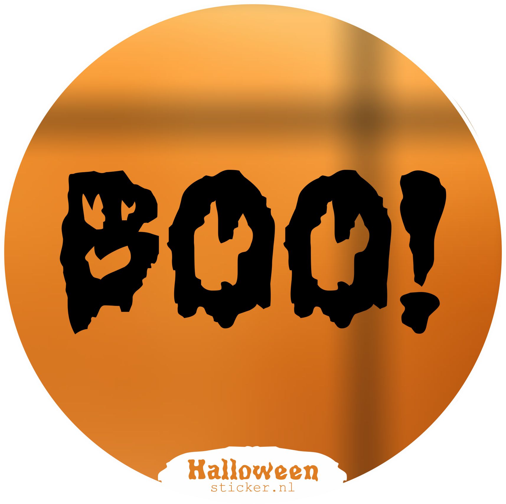 Halloweensticker BOO! - Afbeelding 3