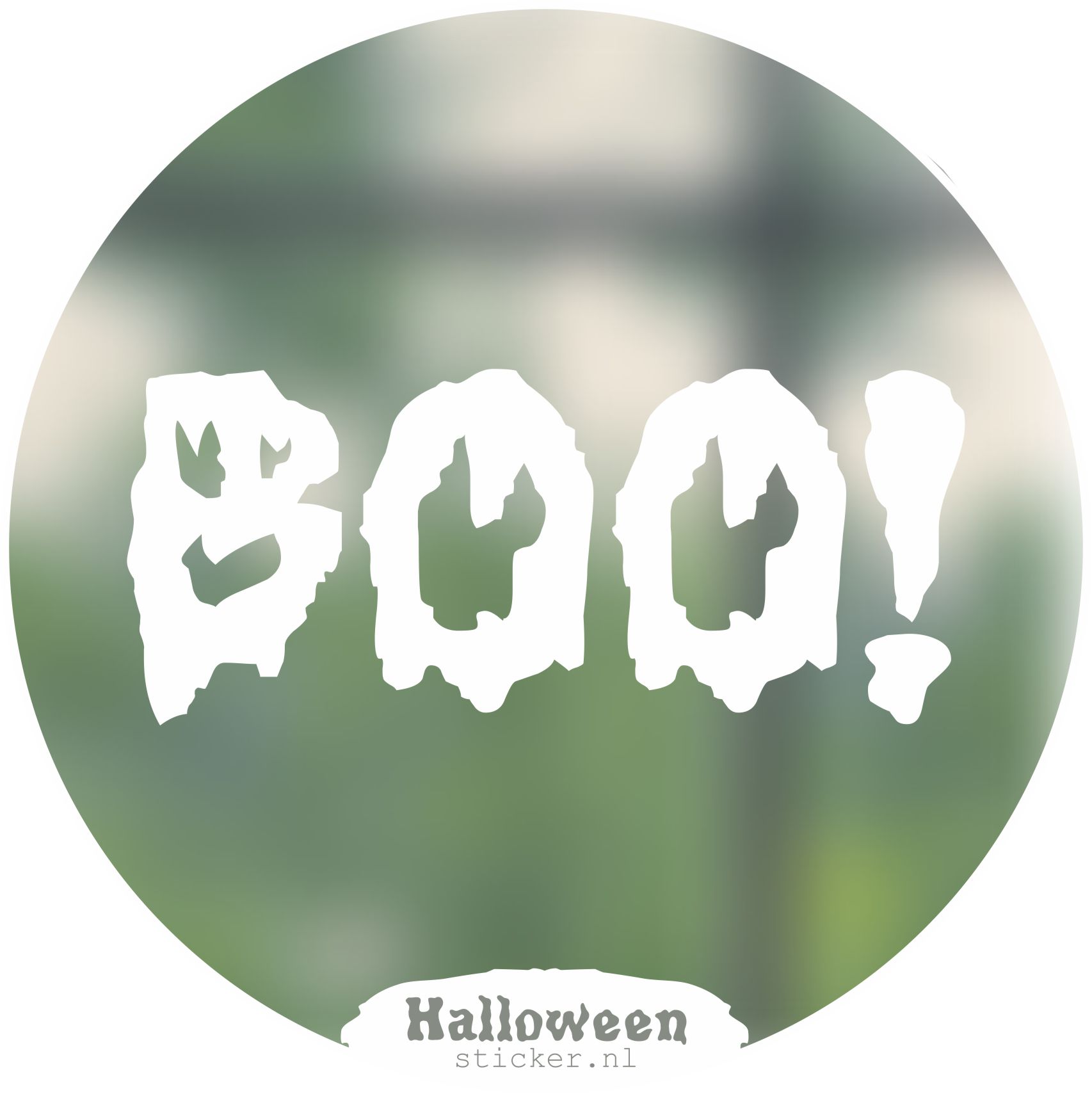 Halloweensticker BOO!
