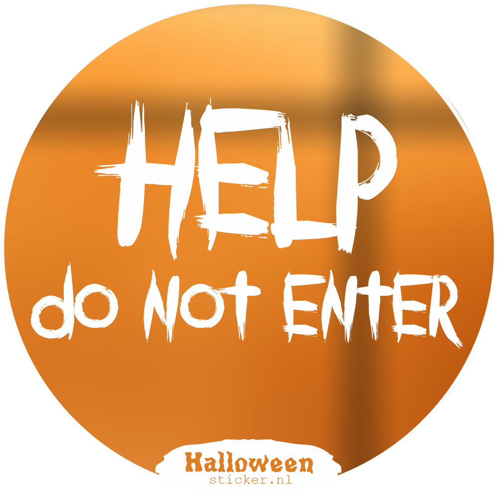 Halloween HELP do not enter - Afbeelding 2
