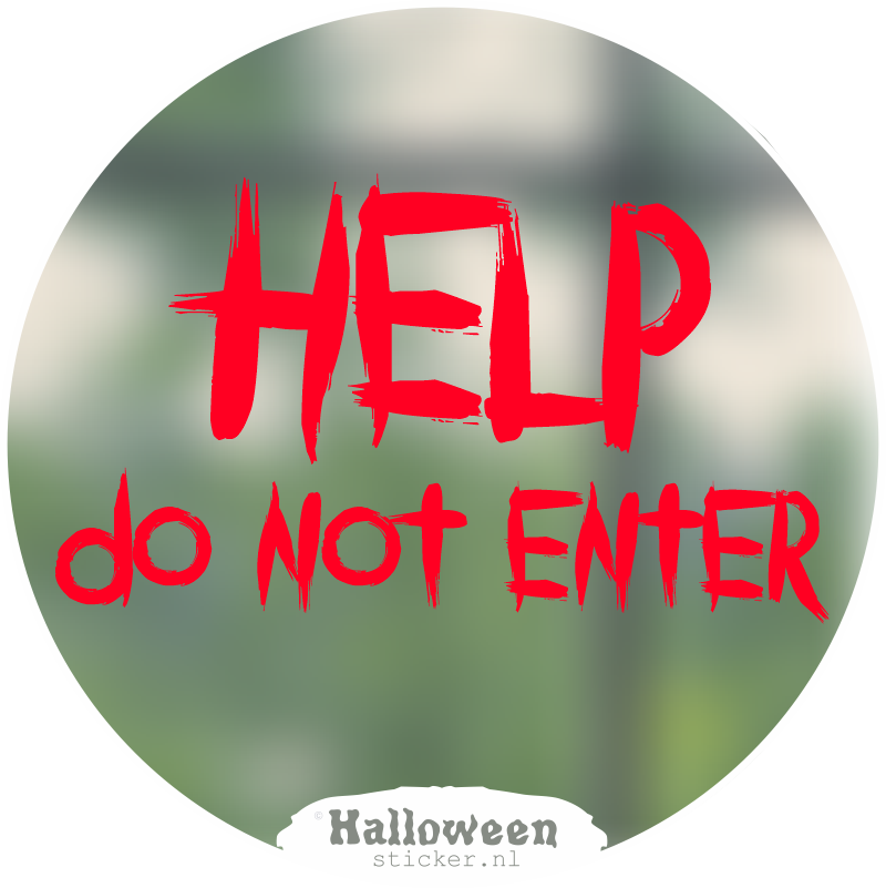 Halloween HELP do not enter - Afbeelding 5